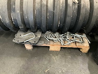 Rol/ex rubberen aandrukrol / packerrol, ca. 4,4 m – ø500 mm – 36 rubberringen (2 × 18) - afbeelding 2 van  10