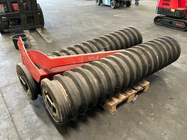Rol/ex rubberen aandrukrol / packerrol, ca. 4,4 m – ø500 mm – 36 rubberringen (2 × 18) - afbeelding 5 van  10