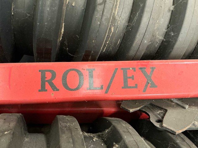 Rol/ex rubberen aandrukrol / packerrol, ca. 4,4 m – ø500 mm – 36 rubberringen (2 × 18) - afbeelding 8 van  10