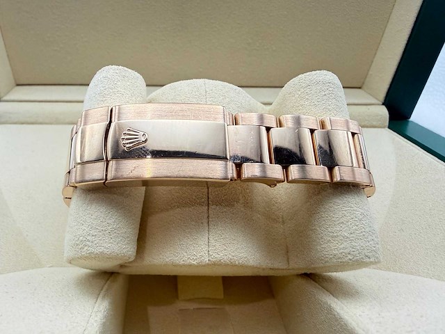 Rolex sky-dweller | choclate dial | rose gold | 08-2016 | like new - afbeelding 8 van  12
