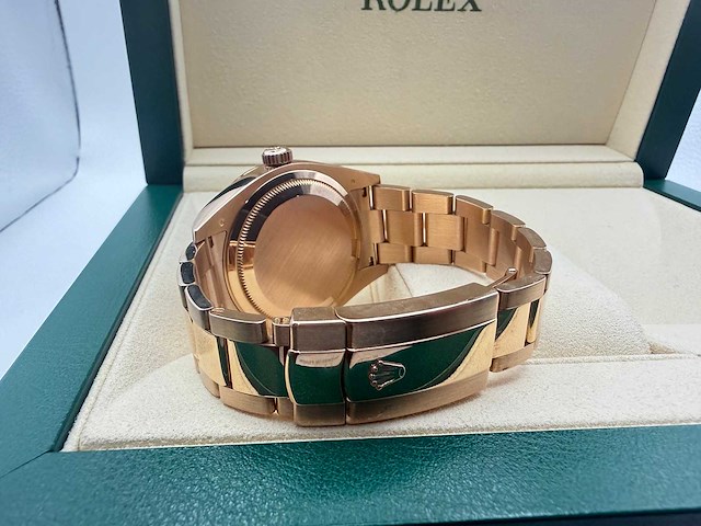 Rolex sky-dweller | choclate dial | rose gold | 08-2016 | like new - afbeelding 10 van  12