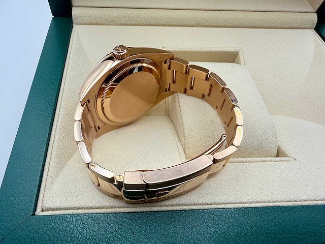 Rolex sky-dweller | choclate dial | rose gold | 08-2016 | like new - afbeelding 2 van  11