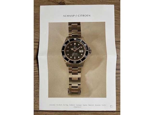 Rolex submariner date - ref. 16610 1991/1992 polshorloge - afbeelding 5 van  20