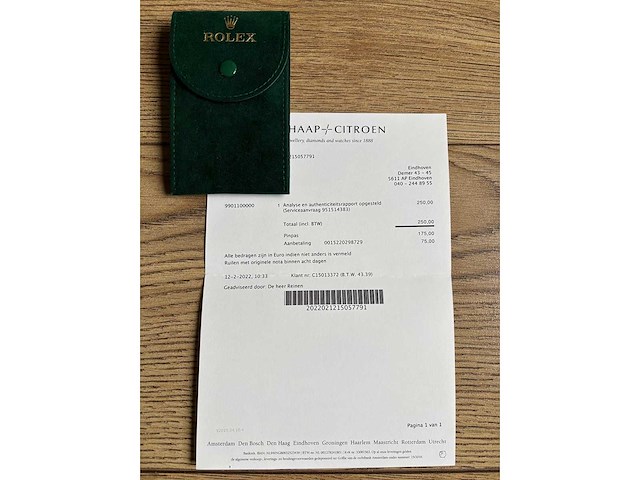Rolex submariner date - ref. 16610 1991/1992 polshorloge - afbeelding 8 van  20