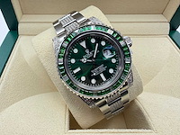 Rolex submariner date | 116610ln | "iced" out natural diamonds | 2017 - afbeelding 3 van  5