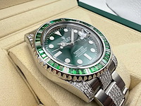 Rolex submariner date | 116610ln | "iced" out natural diamonds | 2018 - afbeelding 12 van  12