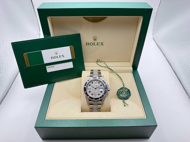Rolex submariner date 116610ln | iced out with natural diamonds | 2014 - afbeelding 3 van  12