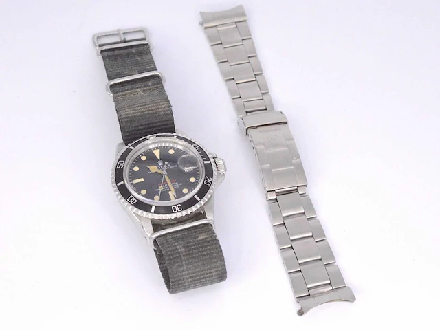 Rolex submariner 'single red' 1972 - afbeelding 11 van  11