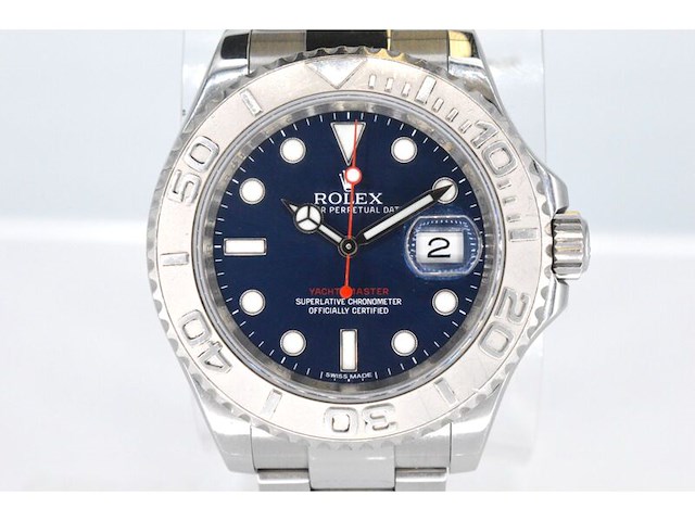 Rolex yacht-master 116622 platinum dial - afbeelding 1 van  7