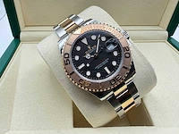Rolex yachtmaster 37 268621 | black dial | like new | 2024 - afbeelding 4 van  11