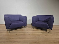 Rolf benz - linea - fauteuils (2x) - afbeelding 1 van  11