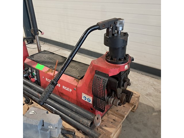 Rolgroefapparaat 2-12" 230v op onderstel rothenberger, ro groover 2-12" hydraulic, bouwjaar 2020 - afbeelding 3 van  16