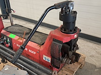 Rolgroefapparaat 2-12" 230v op onderstel rothenberger, ro groover 2-12" hydraulic, bouwjaar 2020 - afbeelding 3 van  16
