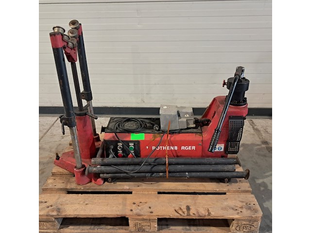 Rolgroefapparaat 2-12" 230v op onderstel rothenberger, ro groover 2-12" hydraulic, bouwjaar 2020 - afbeelding 1 van  16