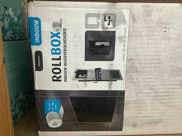 Roll box inbouw reserverolhouder - afbeelding 4 van  4
