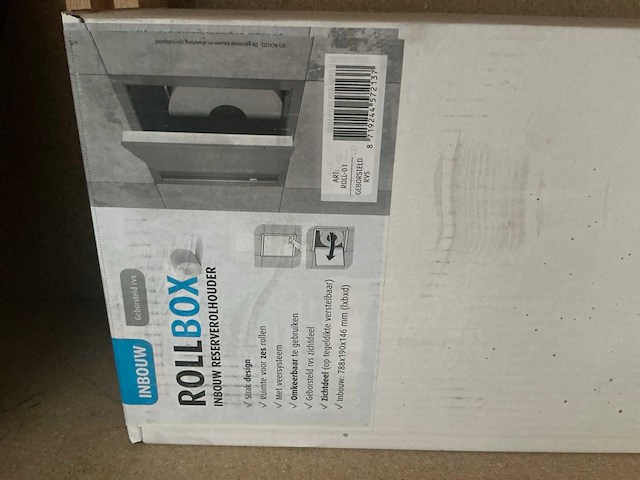 Roll box inbouw reserverolhouder - afbeelding 4 van  4