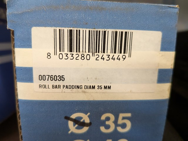 Rollcage padding / rolkooi schuim - afbeelding 2 van  12