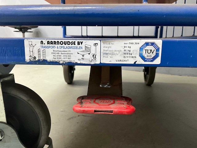Rollcart klapp-etagewagen - afbeelding 5 van  9