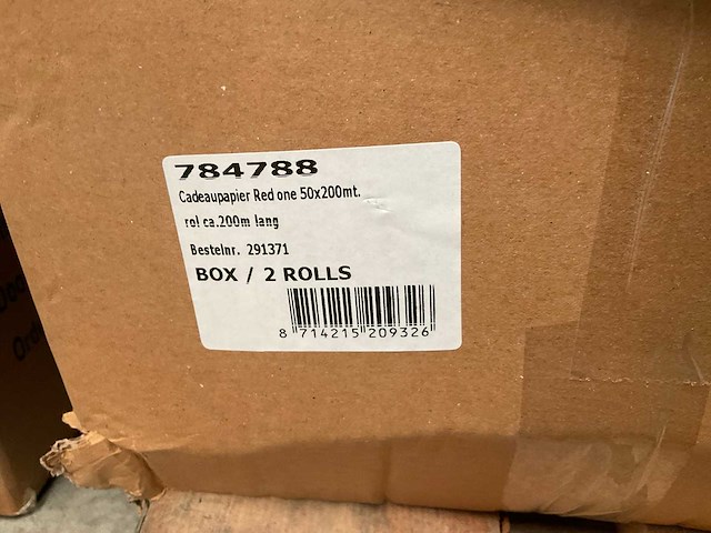 Rollen cadeaupapier (26x) - afbeelding 2 van  2