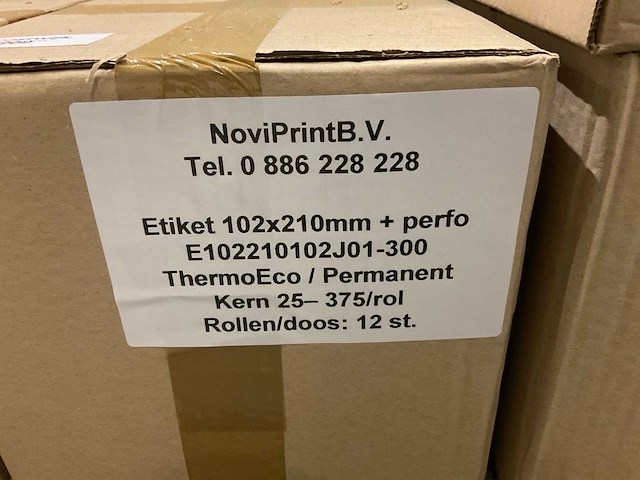 Rollen etiketten (168x) - afbeelding 2 van  3