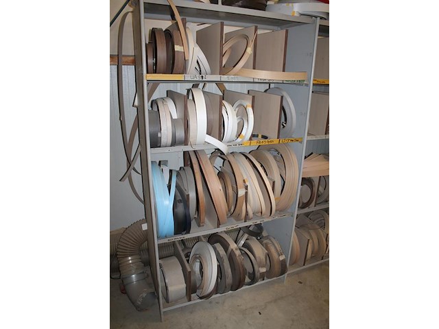 Rollen kantenband in diverse maten en uitvoeringen in, op en inclusief metalen magazijnkast. afmeting 303 ... - afbeelding 3 van  6