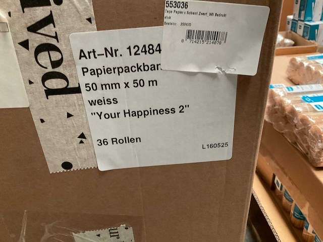 Rollen tape (144x) - afbeelding 2 van  3