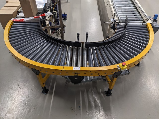 Rollenbaan, ammaraal beltech, geel / wit - afbeelding 2 van  9