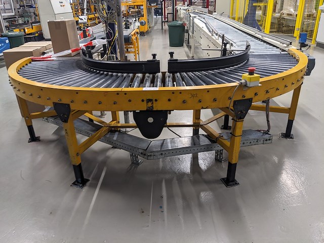 Rollenbaan, ammaraal beltech, geel / wit - afbeelding 3 van  9