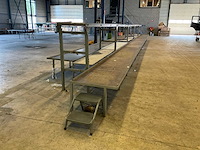 Rollenbaan met zijbanken | 16 mtr. - afbeelding 6 van  16