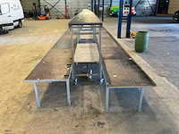 Rollenbaan met zijbanken | 16 mtr. - afbeelding 12 van  16