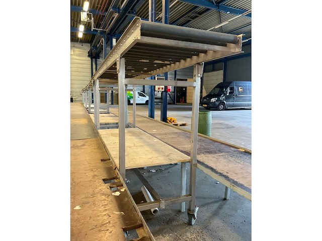 Rollenbaan met zijbanken | 16 mtr. - afbeelding 13 van  16
