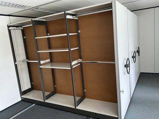 Rollend archiefstelling 460x310x236 cm - afbeelding 9 van  16