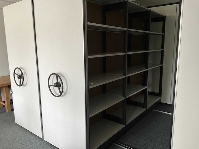 Rollend archiefstelling 460x310x236 cm - afbeelding 15 van  16