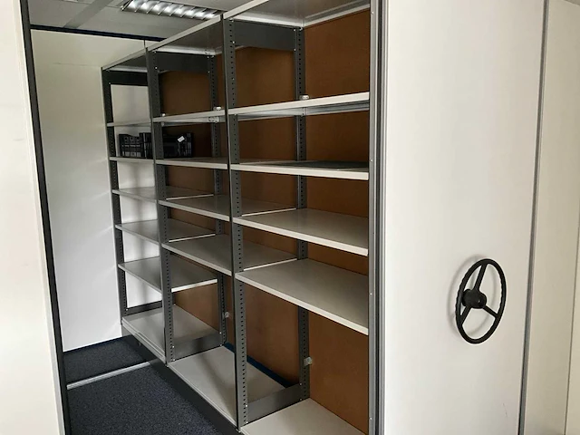 Rollend archiefstelling 460x310x236 cm - afbeelding 14 van  16