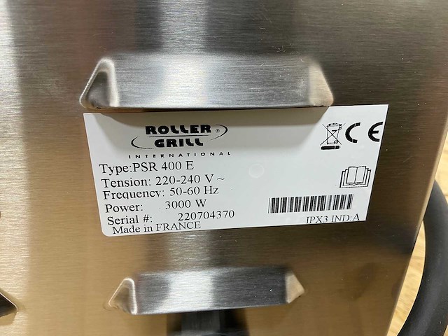 Roller grill - psr 400 e - grill- en bakplaat ongebruikt - afbeelding 6 van  6