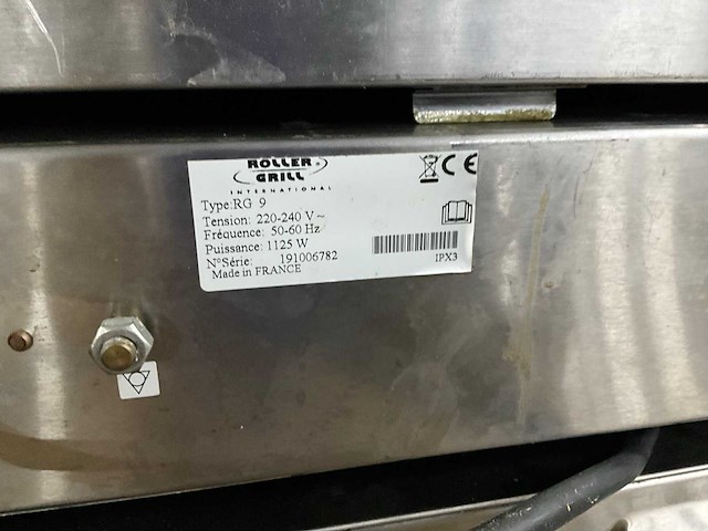 Roller grill rg 9 / cb 20 b worstenwarmer en warmhoudlade - afbeelding 6 van  7