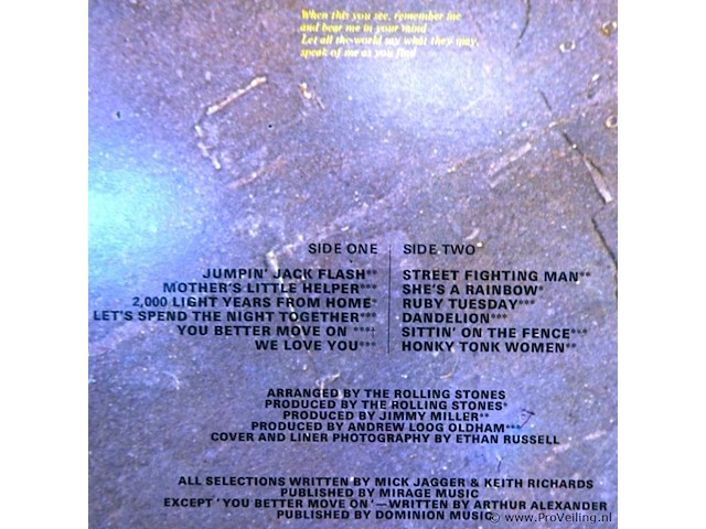 Rolling stones - afbeelding 3 van  5