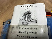 Rollmaplast e4 kunststof buis-lasapparaat - afbeelding 2 van  5