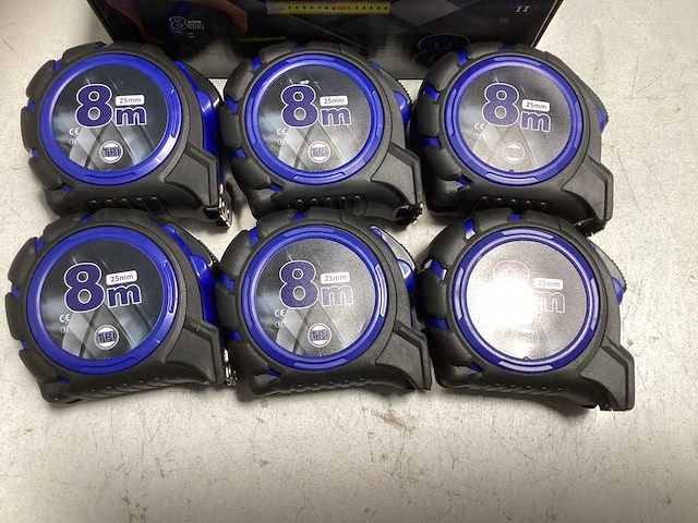 Rolmaat 8 meter professioneel (6x) - afbeelding 2 van  3