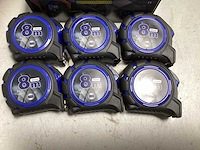 Rolmaat 8 meter professioneel (6x) - afbeelding 2 van  3