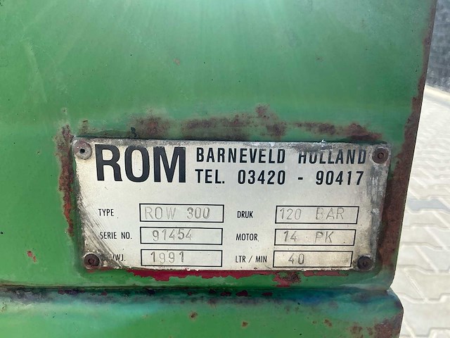 Rom ros 300 rioolreinigingsmachine - afbeelding 16 van  23