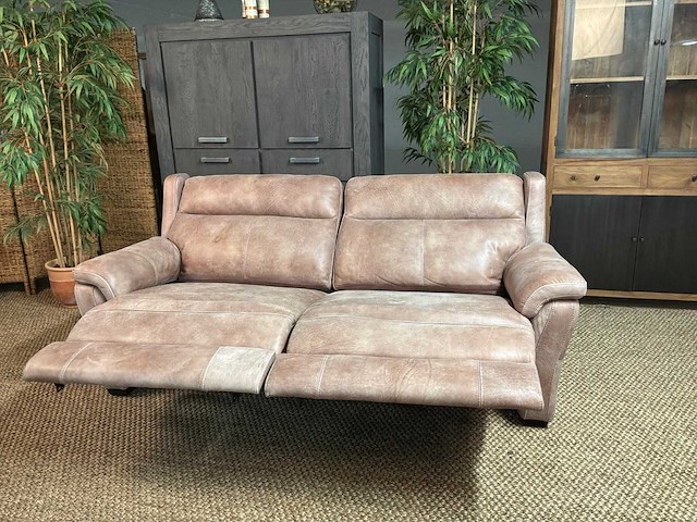 Roma electrisch leren bankstel - afbeelding 2 van  15