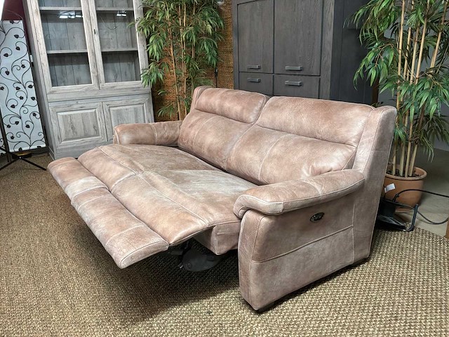 Roma electrisch leren bankstel - afbeelding 4 van  15