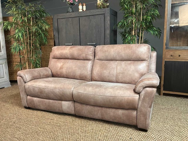 Roma electrisch leren bankstel - afbeelding 1 van  15