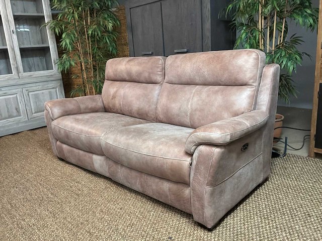 Roma electrisch leren bankstel - afbeelding 12 van  15