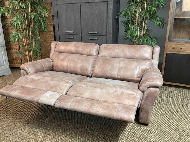 Roma electrisch leren bankstel - afbeelding 15 van  15