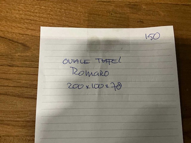 Romaro eetkamertafel 200cm - afbeelding 5 van  5