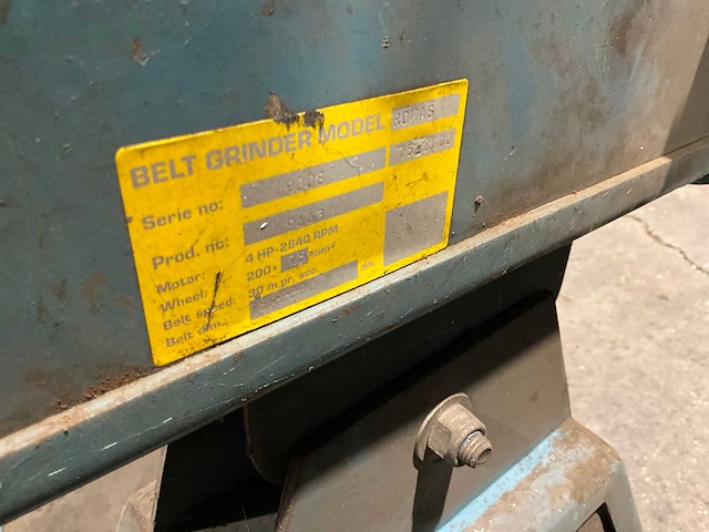 Romas backstand bandschuurmachine - afbeelding 5 van  5