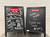 Rombouts - stoepbord (2x) - afbeelding 1 van  4
