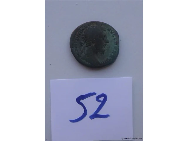 Romeinse munt antoninus pius - afbeelding 1 van  2